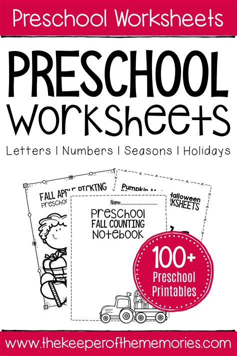  preschool worksheets the keeper of the memories