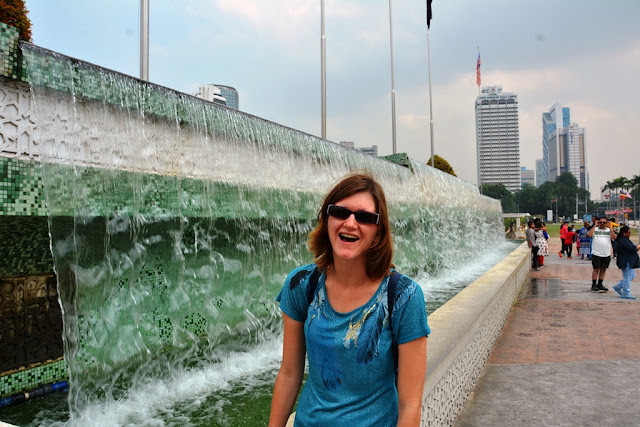Merdeka Square Kuala Lumpur waterfall