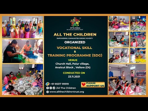 ALL the children (Cognizance) | Vocational Skill development | Women empowerment