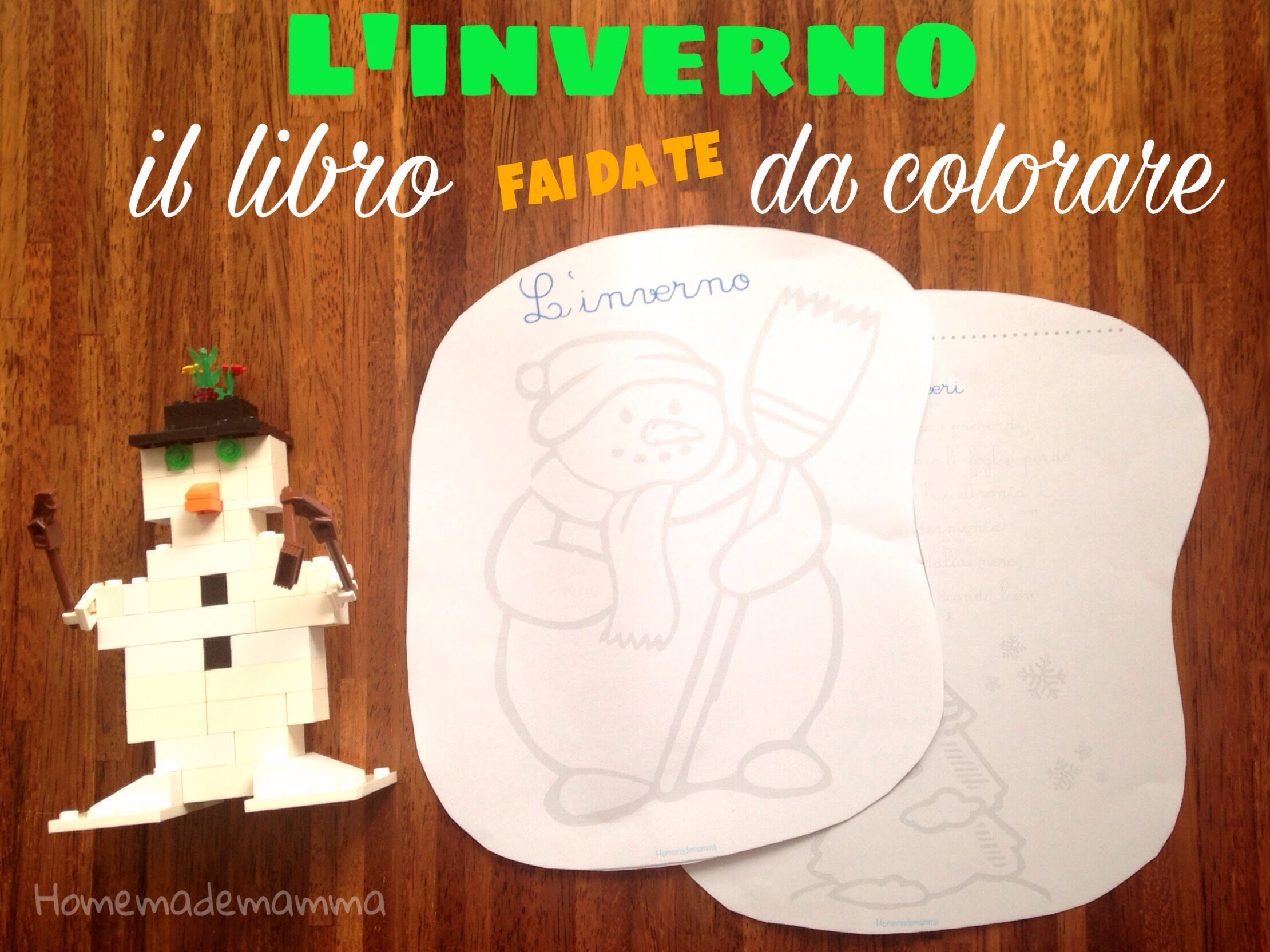 libro inverno filastrocche da colorare homemademamma