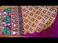 bridal computer embroidery work#hsw computer embroidery machine #