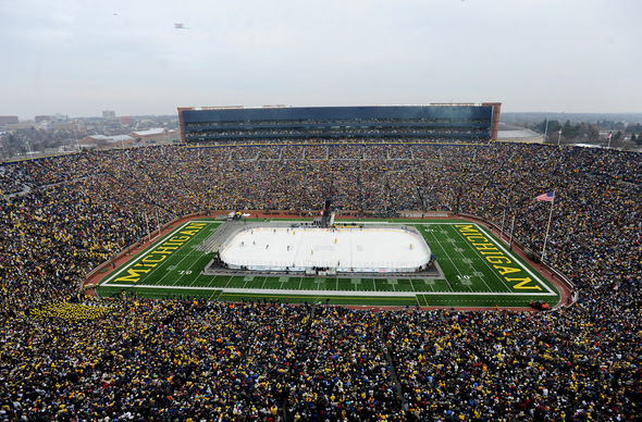 Michigan hockey team will face Ohio State in outdoor 'Frozen ...