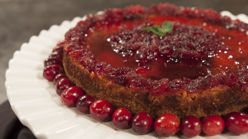 Pumpkin Cheesecake with Candied Cranberries – 3ABN Recipes Pumpkin Cheesecake with Candied Cranberries – 3ABN Recipes