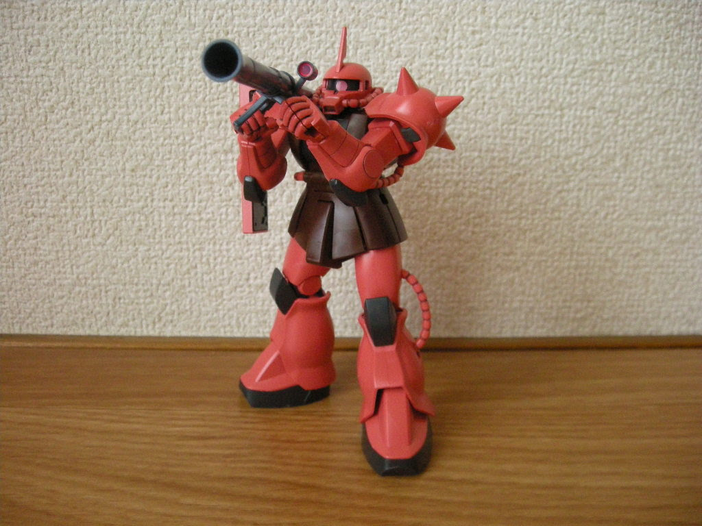 Hguc032 シャア専用ザク 完成 タクミの我楽多文庫