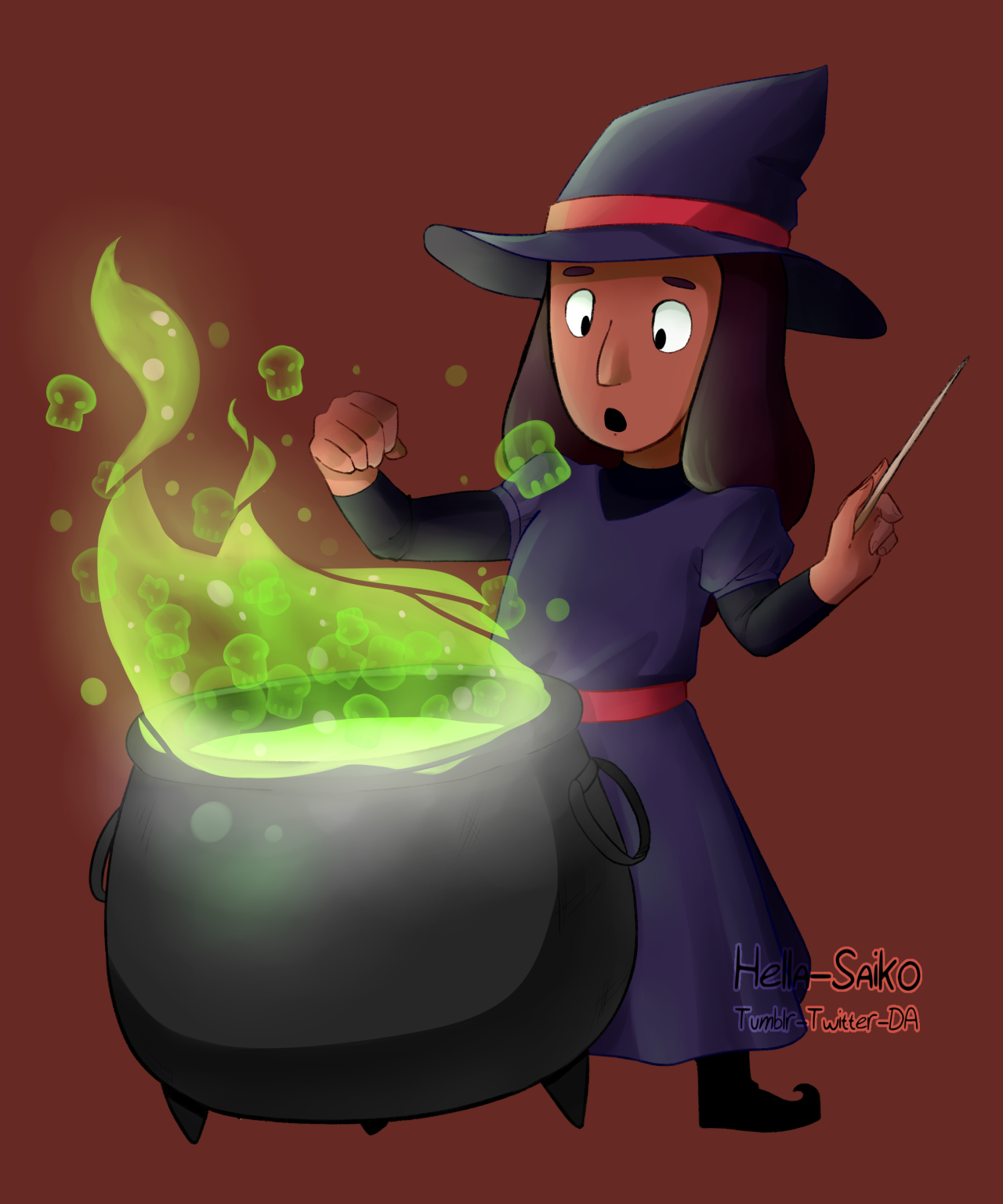 Witch!Connie, for my set of Halloween prints (Happy September!)
Commission me! || Buy this on Redbubble || Society6