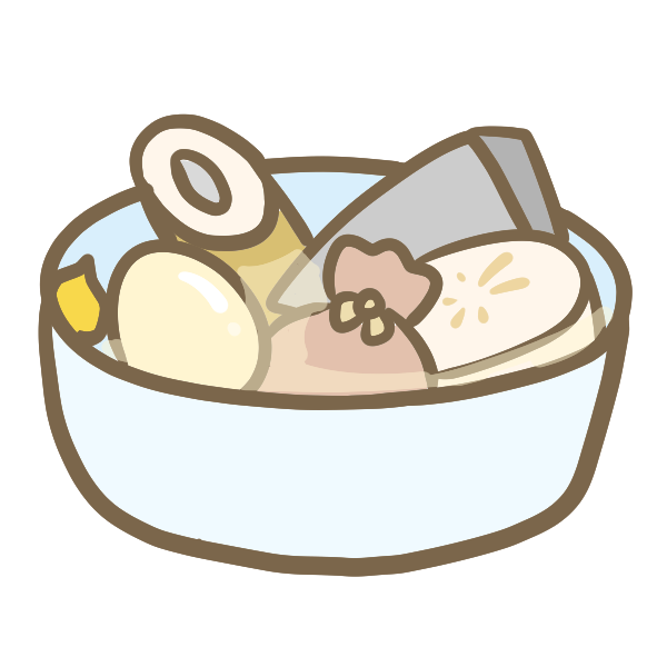 おでんのイラスト かわいいフリー素材が無料のイラストレイン