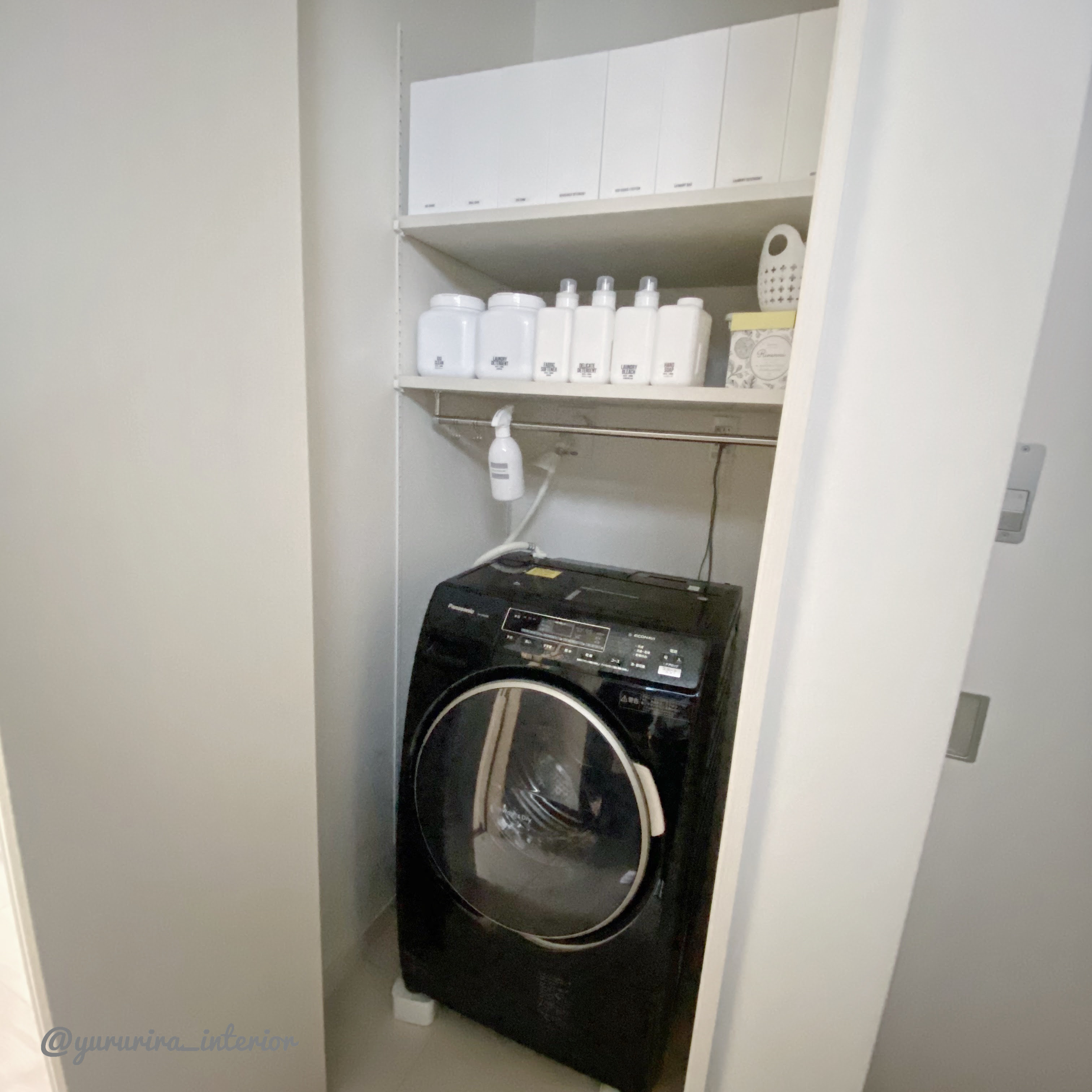 こんなの欲しかった セリアの上靴用ブラシと洗濯機まわりの収納 Yururira S Interior Blog