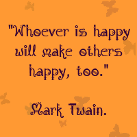 Mark Twain,happy,orange