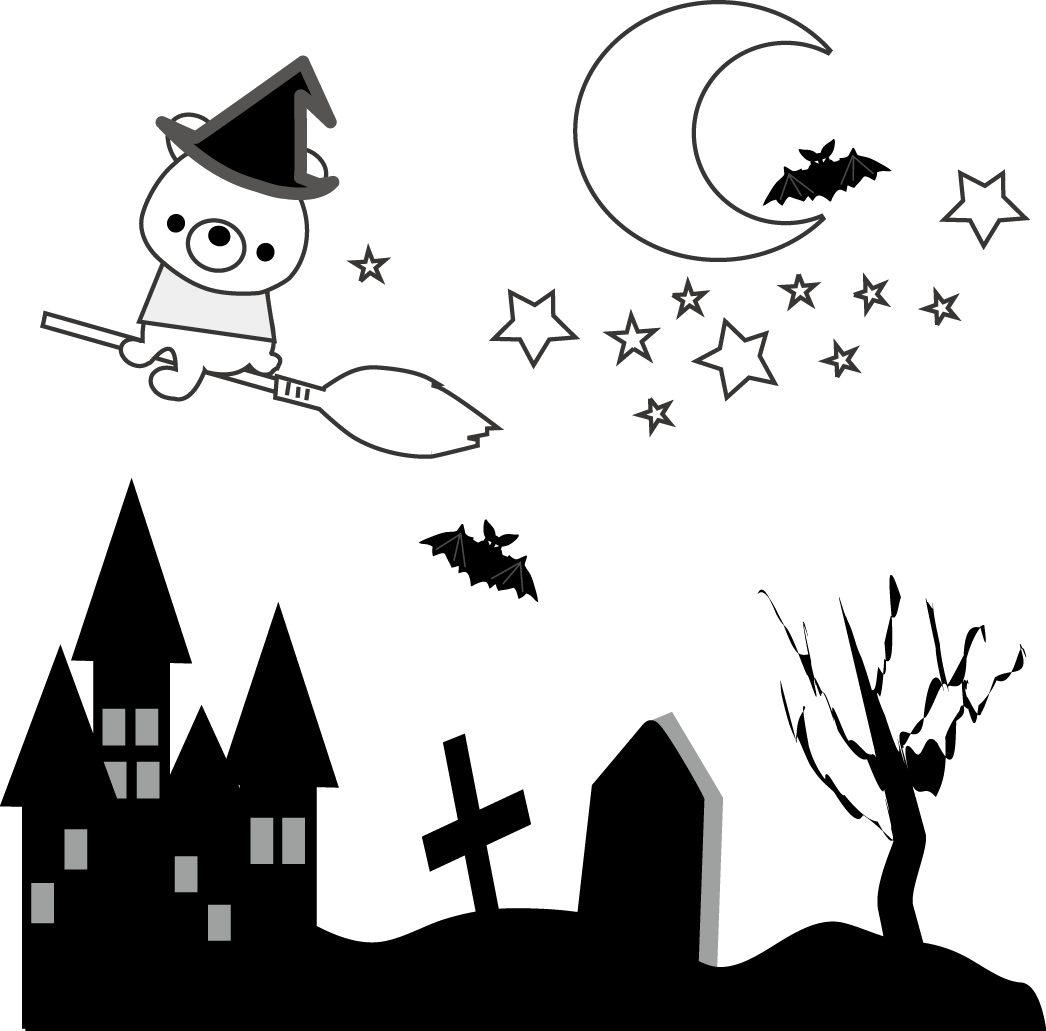 かわいいハロウィンのイラスト 無料イラスト