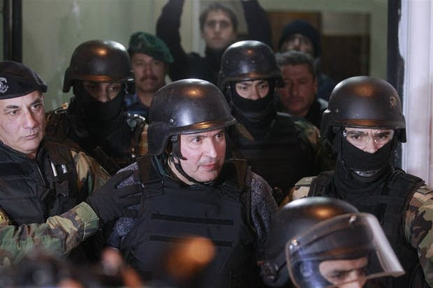 José López fue trasladado a Moreno en medio de un fuerte operativo de seguridad