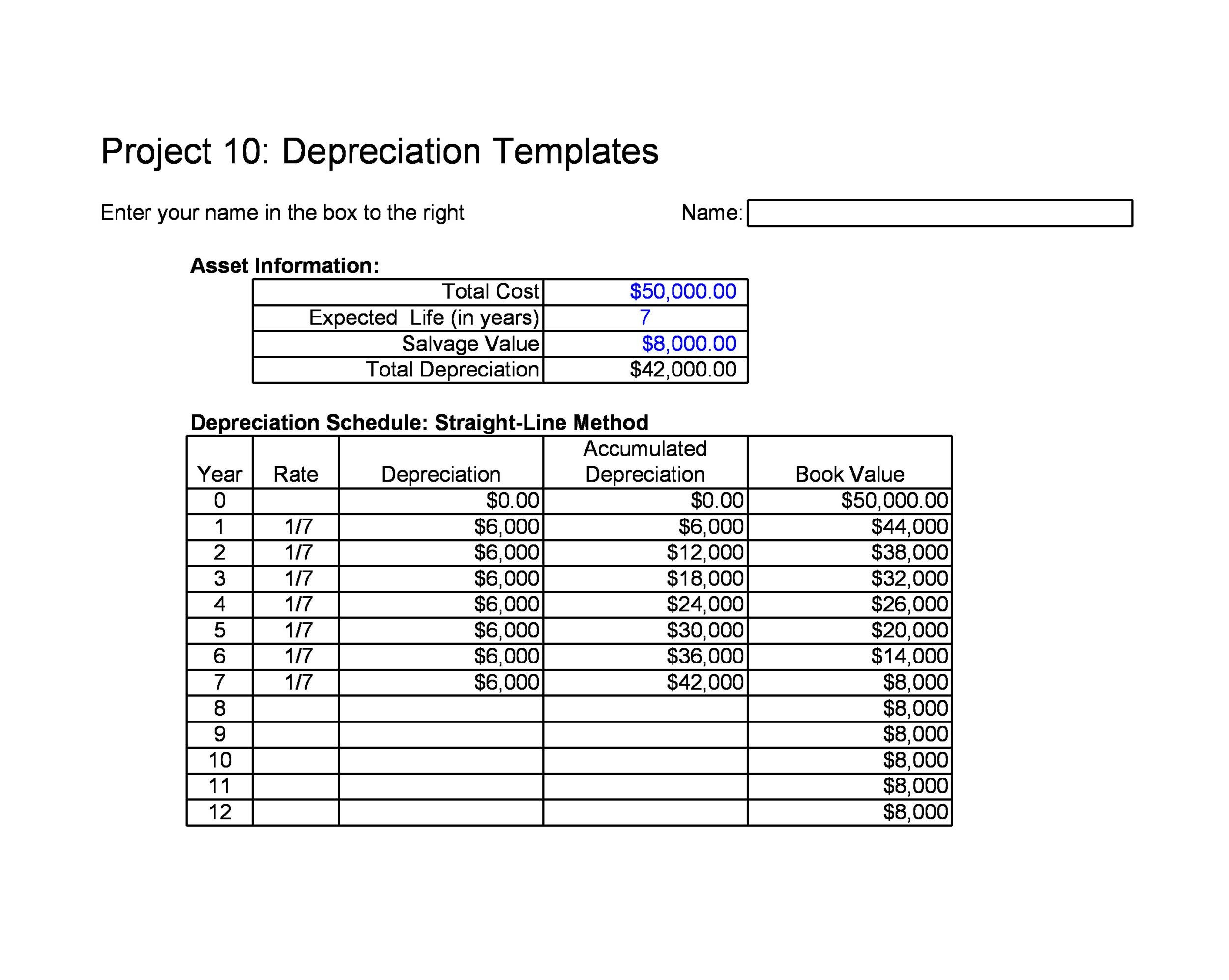 35 Depreciation Schedule Templates For Rental Property