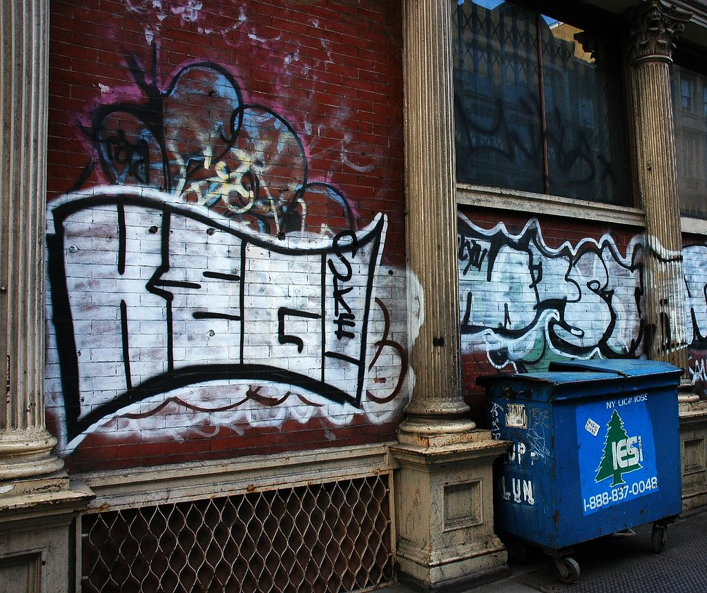 Graffiti: Crosby and Broome Streets