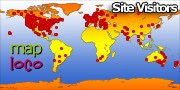 Locations of Site Visitors