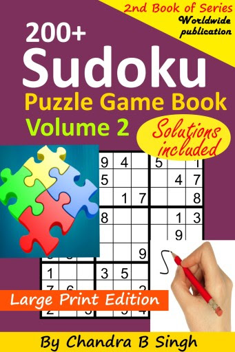 Sudoku Puzzle Game Book Volume 2 200 Easy Medium And Hard