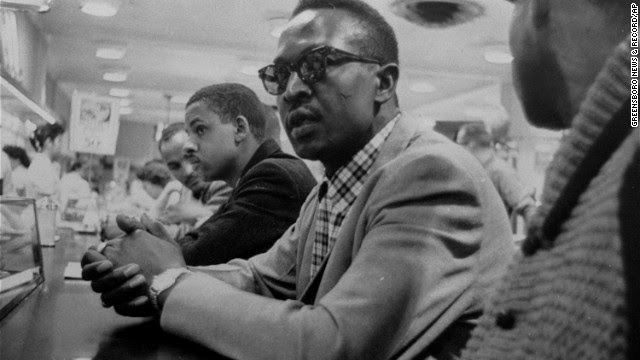 <a href='http://ift.tt/1c2hG0z' target='_blank'>Franklin McCain</a>, seen center wearing glasses, one of the "Greensboro Four," who made history for their 1960 sit-in at a Greensboro Woolworth's lunch counter, died on January 10 after a brief illness, according to his alma mater, North Carolina A&amp;T State University. 