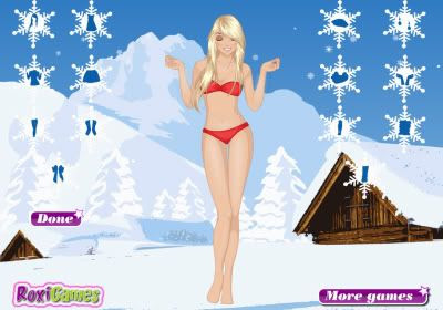 Playing with Snowflakes Dress Up