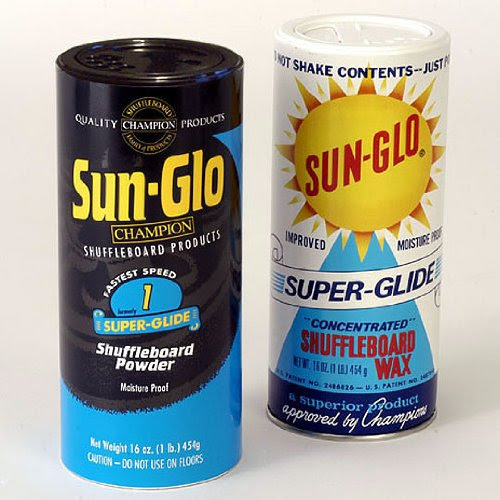 Sun-Glo Super Slide Shuffleboard powder Wax
