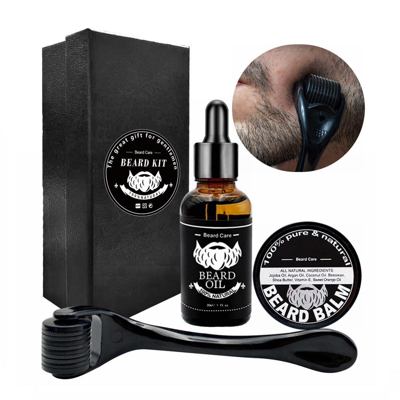 Best Mens Care Set Natural Organic Mens Beard Growth Serum Kit Private  Label Growth Beard Oil - Buy Beard Oil,Beard Growth Oil,Beard Growth Kit ...