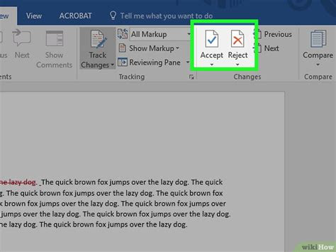 comment modifier  document word avec la fonction de