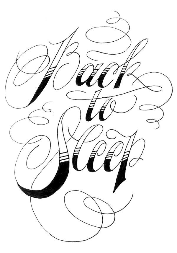 Has Mike seen your progression, and do you guys still talk about lettering?