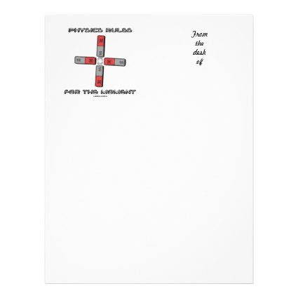 Physics Rules For The Moment (Magnetic Quadrupole) Custom Letterhead