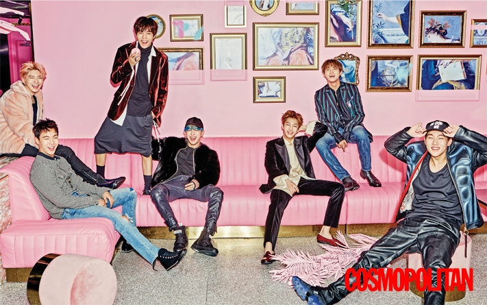 Monsta X - Cosmopolitan Magazine January Issue ‘17