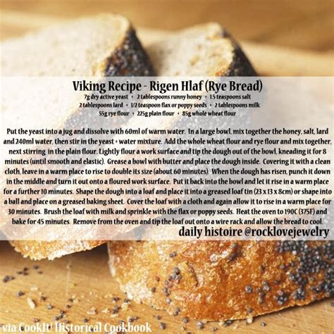 viking age rye bread recipe  cookit