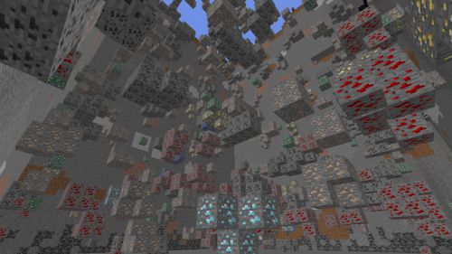 マイクラ 鉱石を効率よく採掘できる高さを調査 効率よくダイヤモンドを集めよう ビビアンのマイクラ攻略ブログ