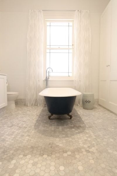 Tiled floor
