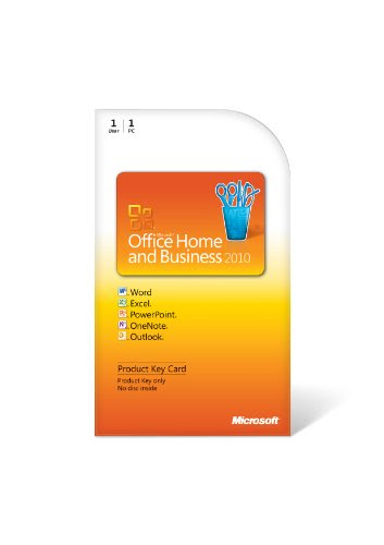 Microsoft Office Home & Business 2010 Product Key Card- 1PC/1User [Download]