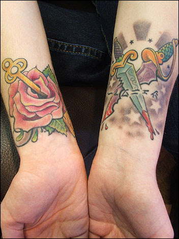 Wrist Tattoo Design For Woman