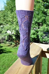 Cubist sock 1 done-back