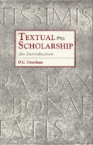 Textual Scholarship: An Introduction (Garland Reference Library of the Humanities)