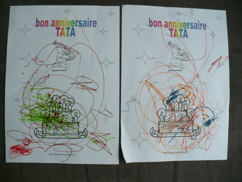Coloriage Bon Anniversaire Tata