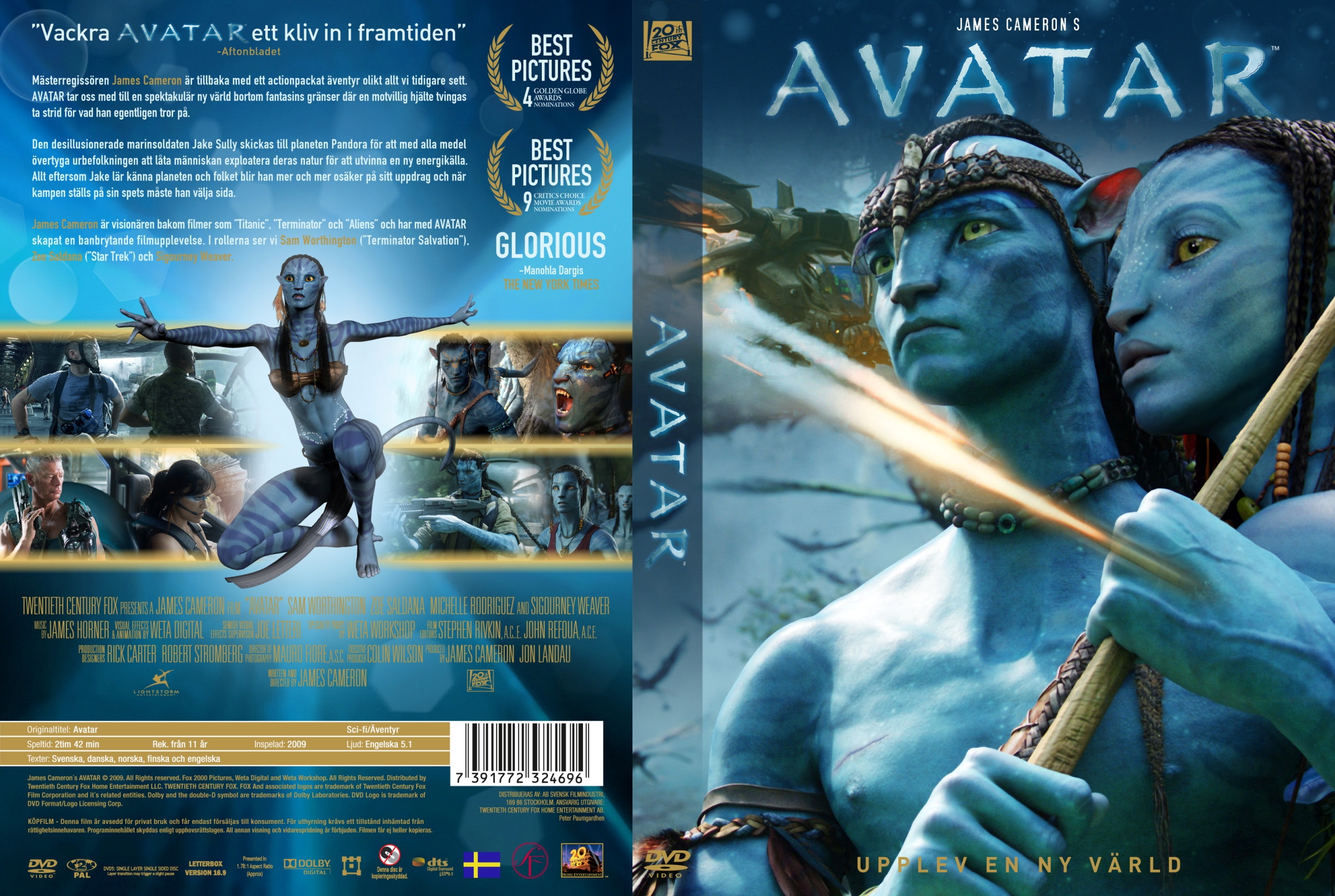 COVERS.BOX.SK ::: avatar (2009) - high quality DVD 