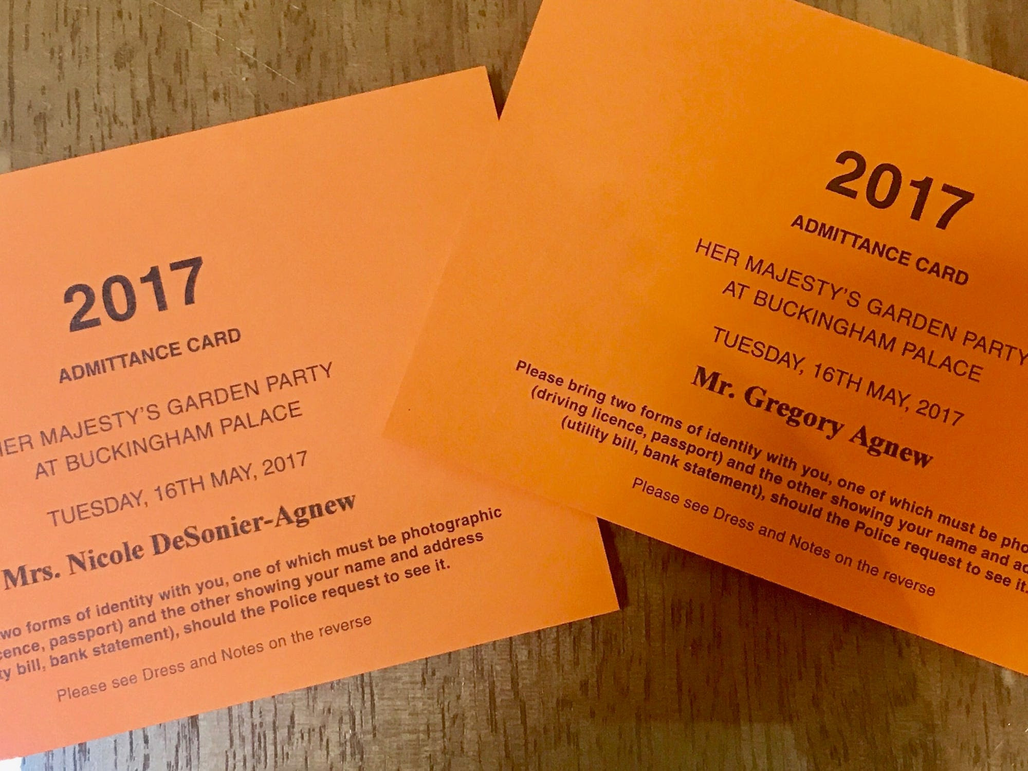 garden party tickets