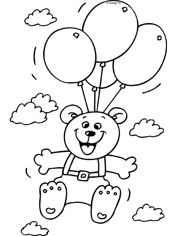 Ballonnen Kleurplaat
