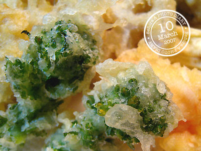 菜の花の天ぷら A Diary ほっと一息おうちバル