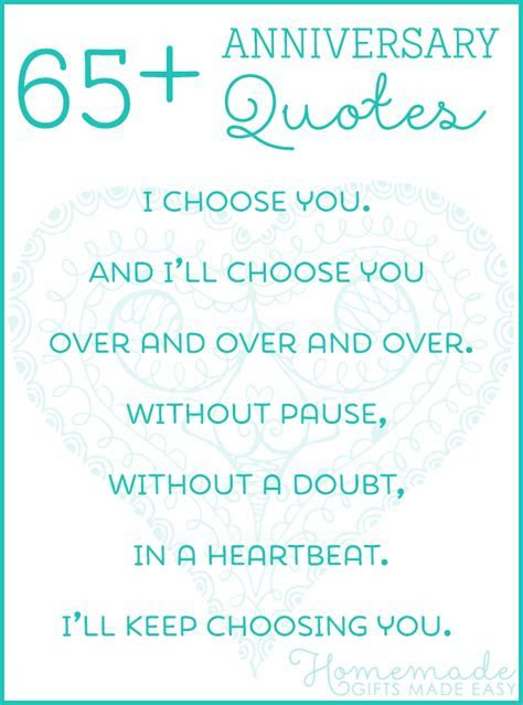 65  Wedding Anniversary Quotes