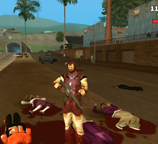 Iron Man Skin for GTA SA Android mod gtainside