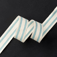 Lost Lagoon 5/8" Striped Cotton Ribbon