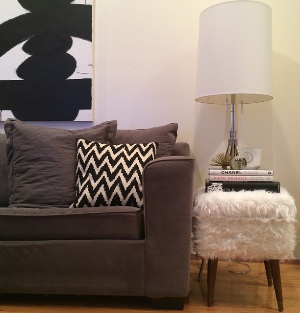Stool in living room