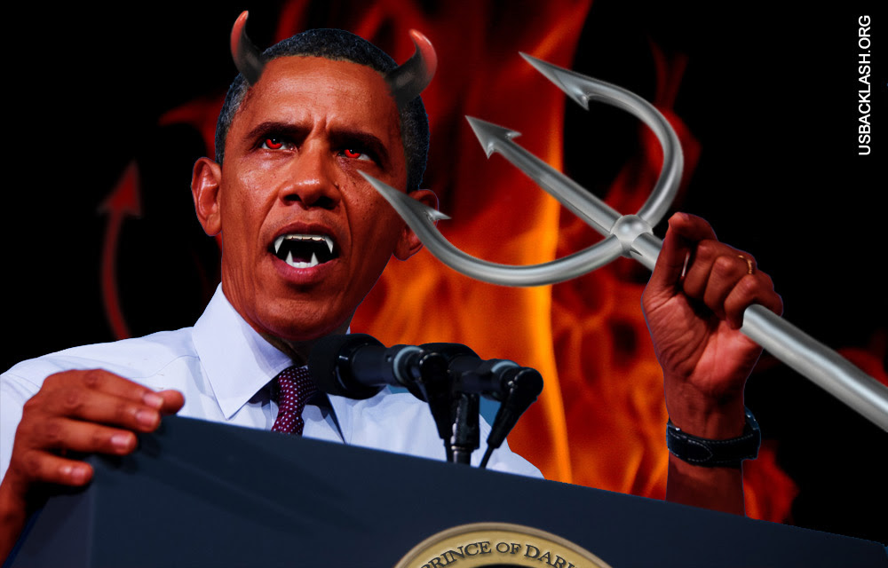 Image result for Images of Obama depicted as Antichrist