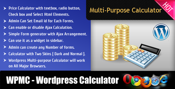 Wordpress Multipurpose Calculator - CodeCanyon Item for Sale