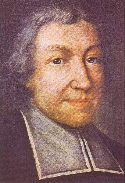 Official portrait of St. John Baptist de La Salle, the Founder of the Brothers of the Christian Schools. It is by Pierre Leger and has been designated at the official portrait of him for the Congregation.