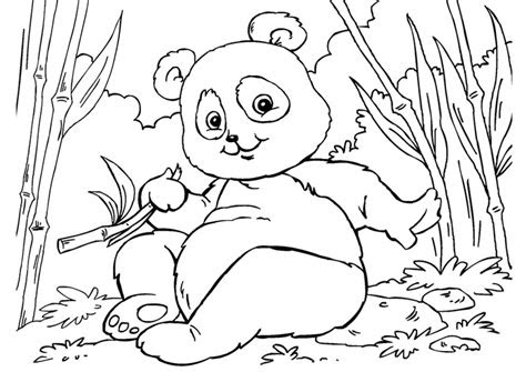 kleurplaat panda gratis kleurplaten om te printen afb