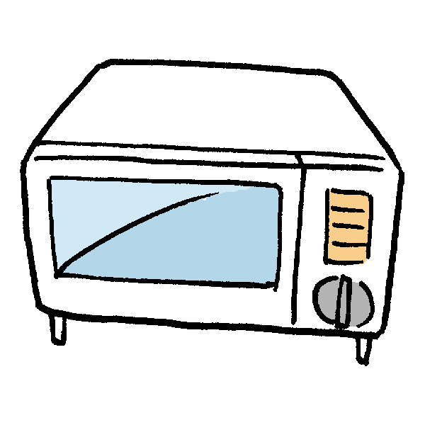電子レンジのイラスト かわいいフリー素材が無料のイラストレイン