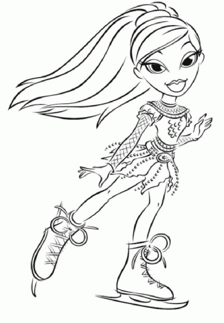 Download Bratz coloring pages to download and print for free