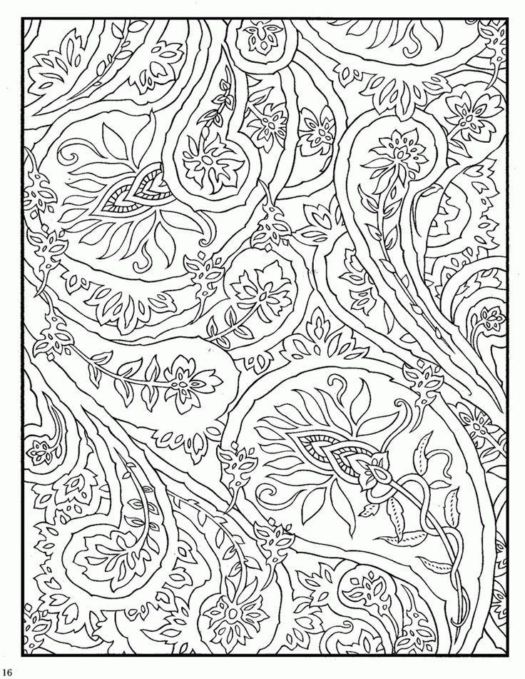 Free Printable Paisley Coloring Pages For Adults Free Printable Paisley Coloring Pages For Adults