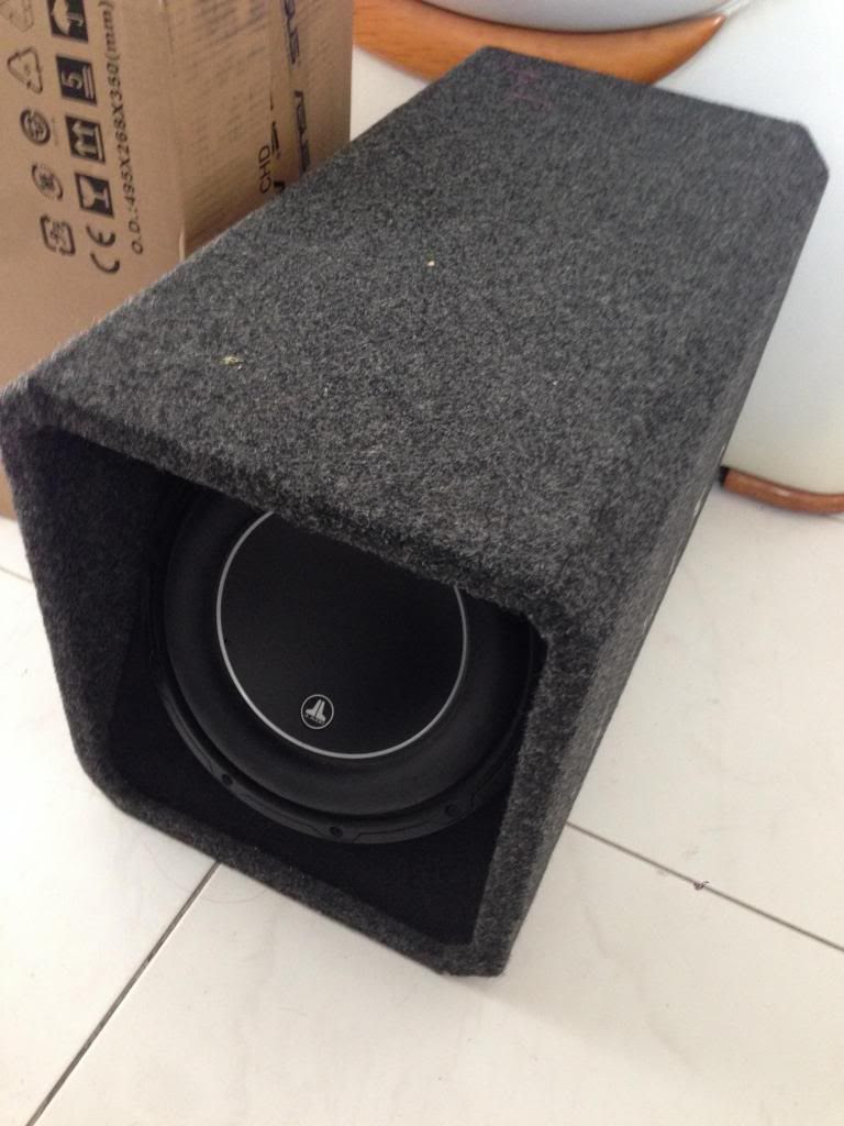 For Sale Jl Audio Ho110 W6v3 Single 10w6v3 H O Wedge Ported 2 W Nissan 370z Forum